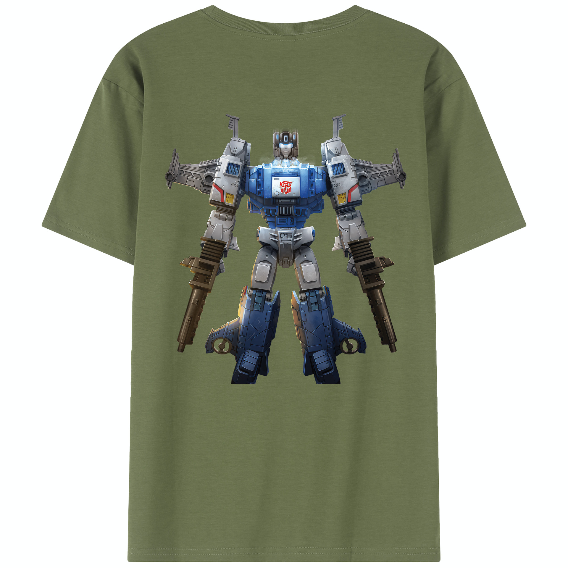 （画像用） Transformers トランスフォーマー 綿100％半袖Tシャツ（背面プリント）